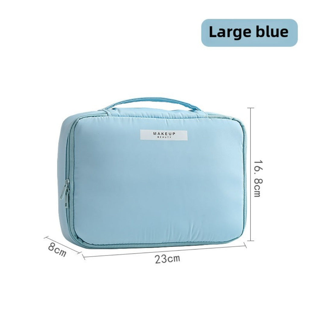Portable Cosmetic Storage Bag – Large Waterproof Toiletry Bag with Compartments
