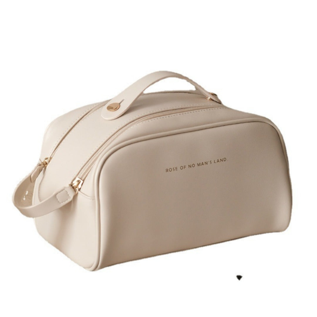 Waterproof Travel Makeup Bag – Large Capacity PU Cosmetic Organizer