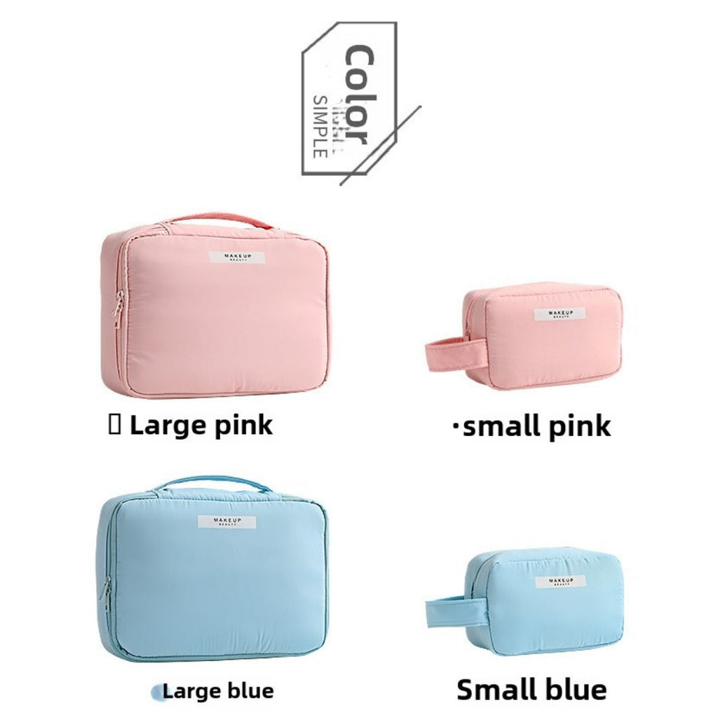 Portable Cosmetic Storage Bag – Large Waterproof Toiletry Bag with Compartments
