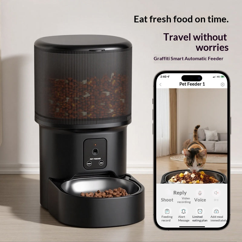 Dispensador Automático de Comida para Mascotas — Control desde tu Teléfono