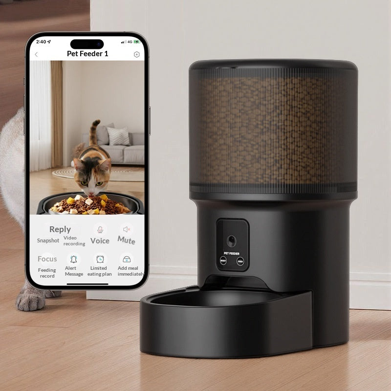 Dispensador Automático de Comida para Mascotas — Control desde tu Teléfono