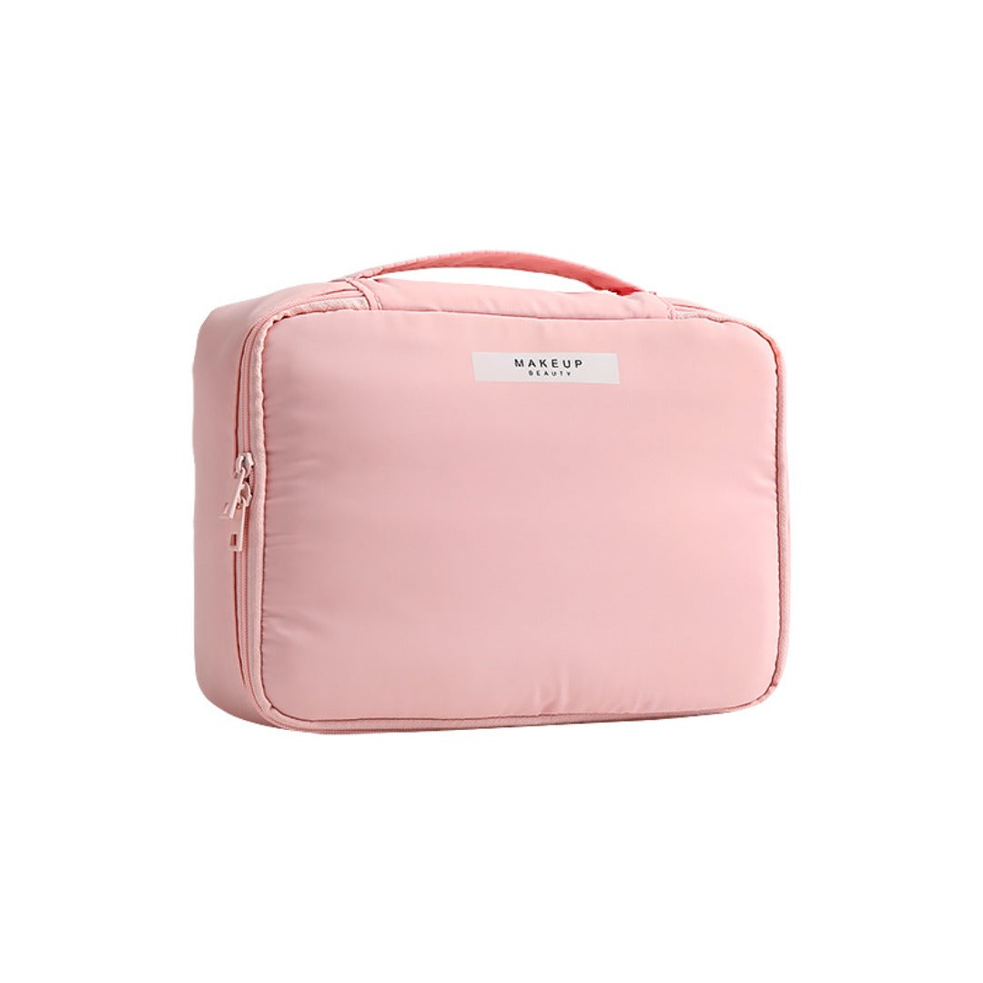 Portable Cosmetic Storage Bag – Large Waterproof Toiletry Bag with Compartments