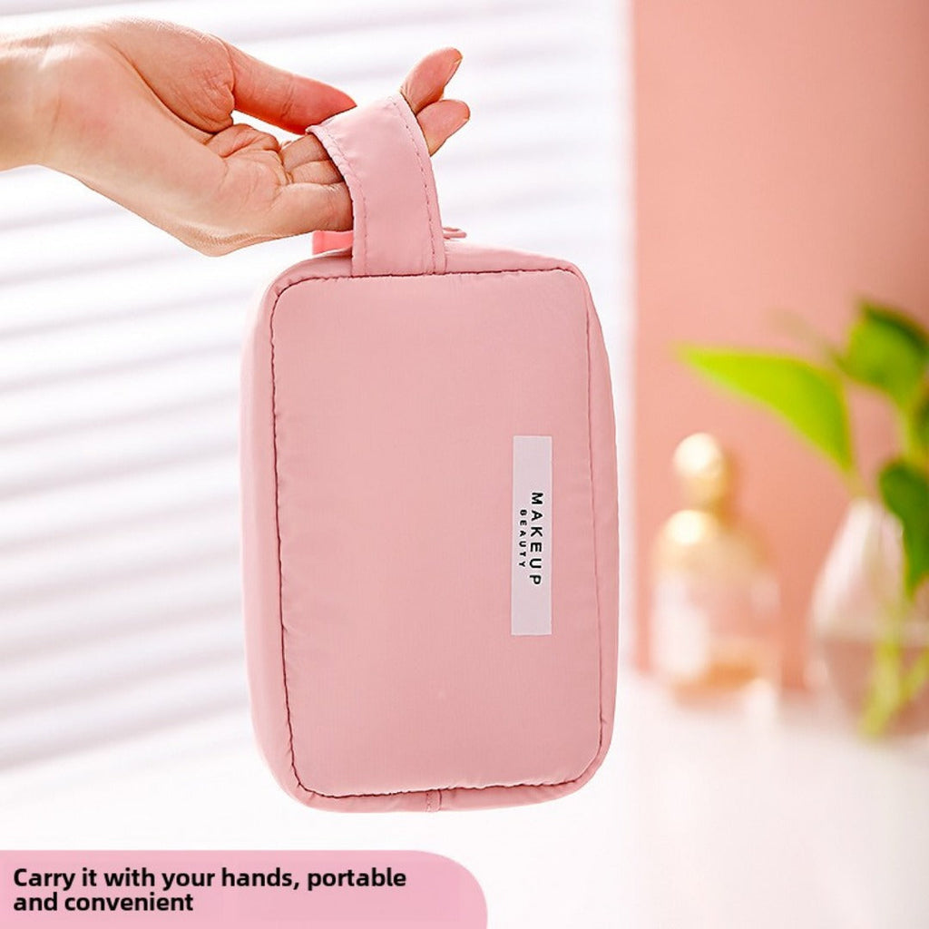 Portable Cosmetic Storage Bag – Large Waterproof Toiletry Bag with Compartments