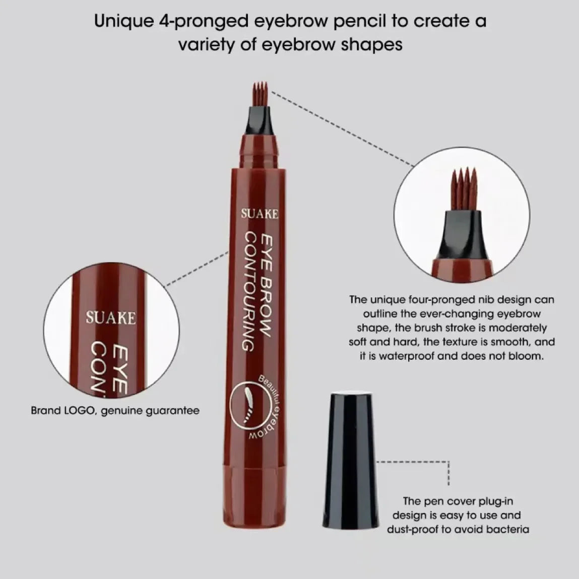 Waterproof Eyebrow Pencil – Long-Lasting Professional Brow Enhancer