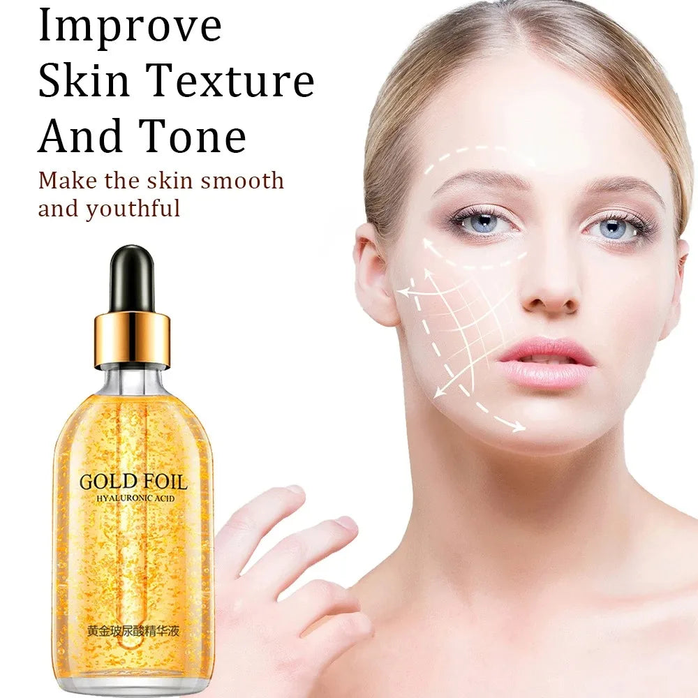 24K Gold Face Serum – Hyaluronic Acid, Niacinamide & Collagen 100ml