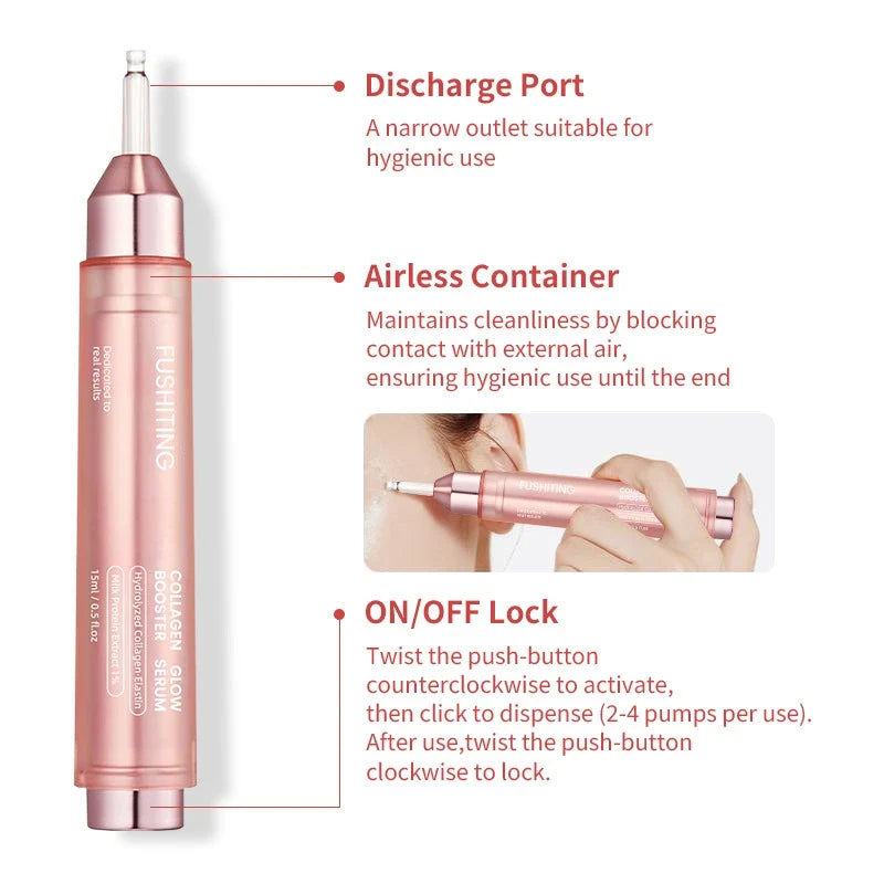 Collagen Glow Booster Serum – Niacinamide & Milk Protein for Glass Skin