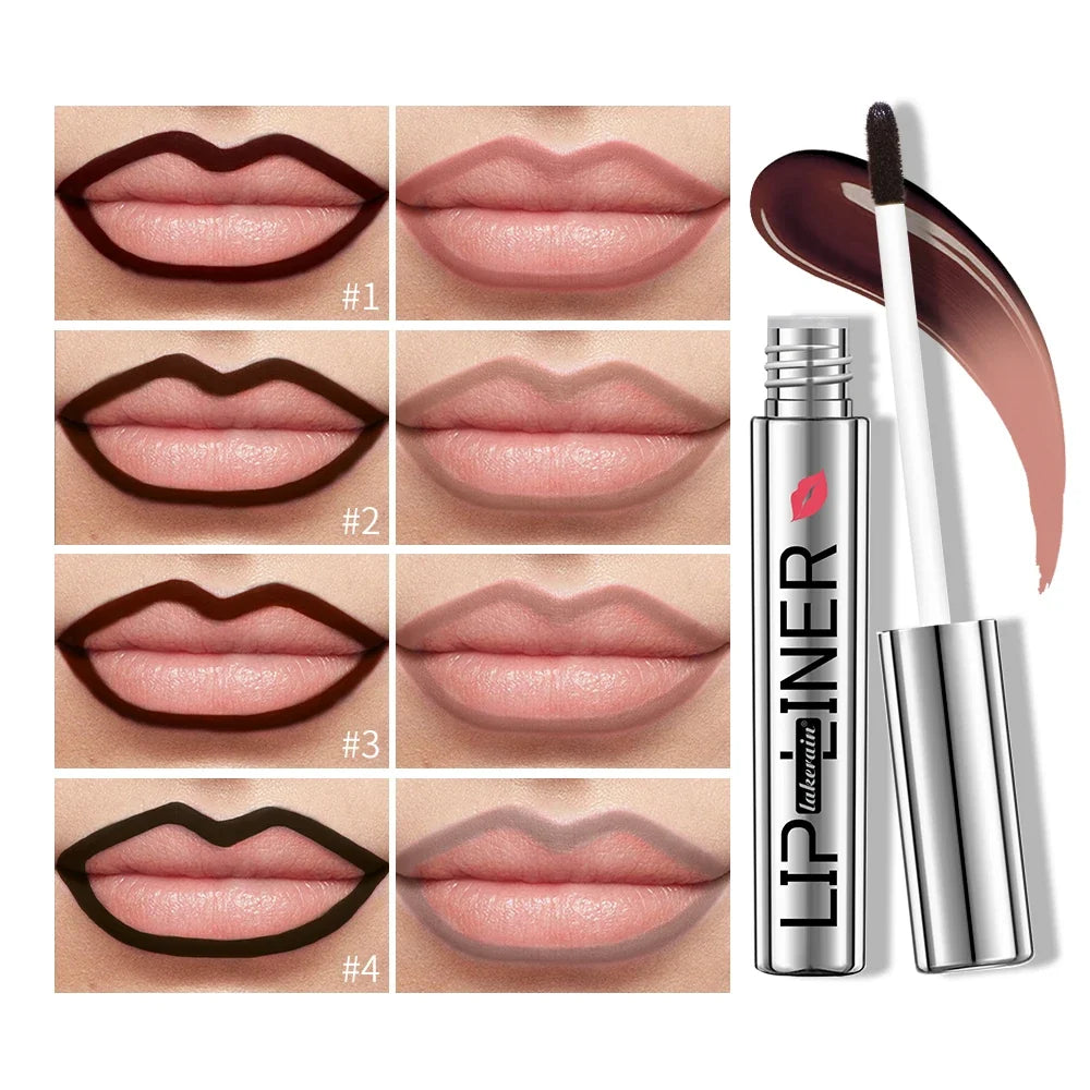 Peel-Off Lip Liner Pencil – Matte Waterproof Long-Wear Lip Stain