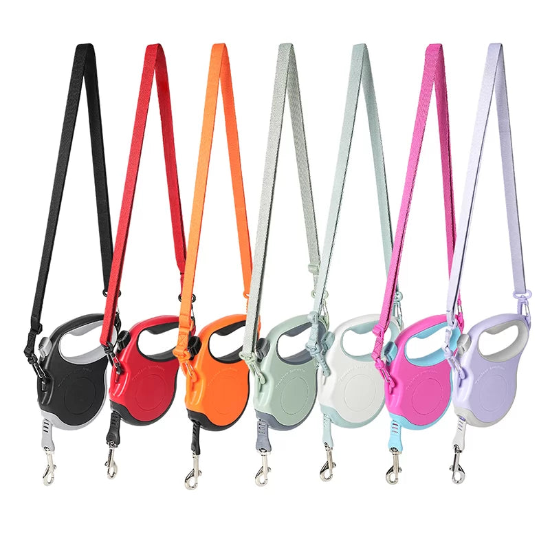 TrueLove Retractable Dog Leash TLL5001 - Suitable for Medium and Small Dogs -  White/Sprout Green