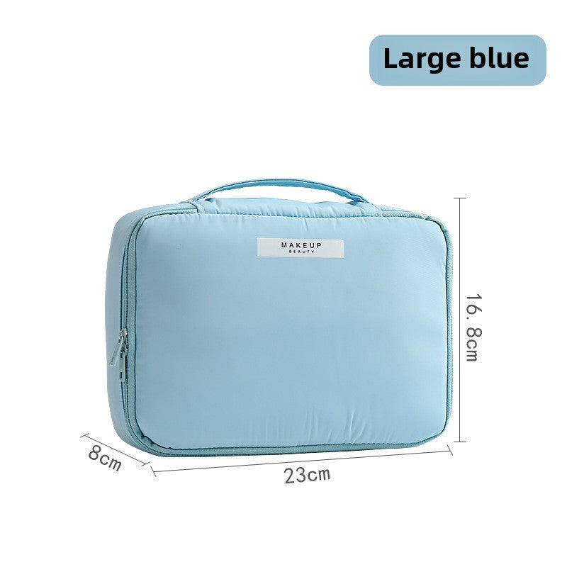 Portable Cosmetic Storage Bag – Large Waterproof Toiletry Bag with Compartments